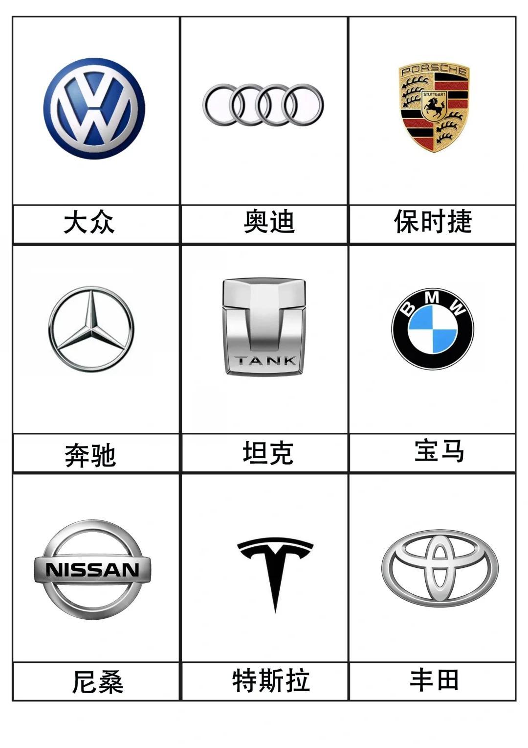 汽車標志圖片大全，圖解與高清集錦
