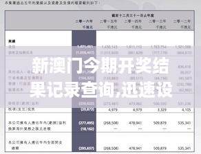 探索新澳六開彩的奧秘，揭秘其歷史與影響新澳六開彩開獎(jiǎng)結(jié)果記錄查詢表圖片